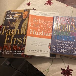 Set of 3 Books on Improving Relationships and Families - Like NEW